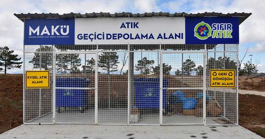 MAKÜ’DEN ‘SIFIR ATIK PROJESİNE’ DESTEK