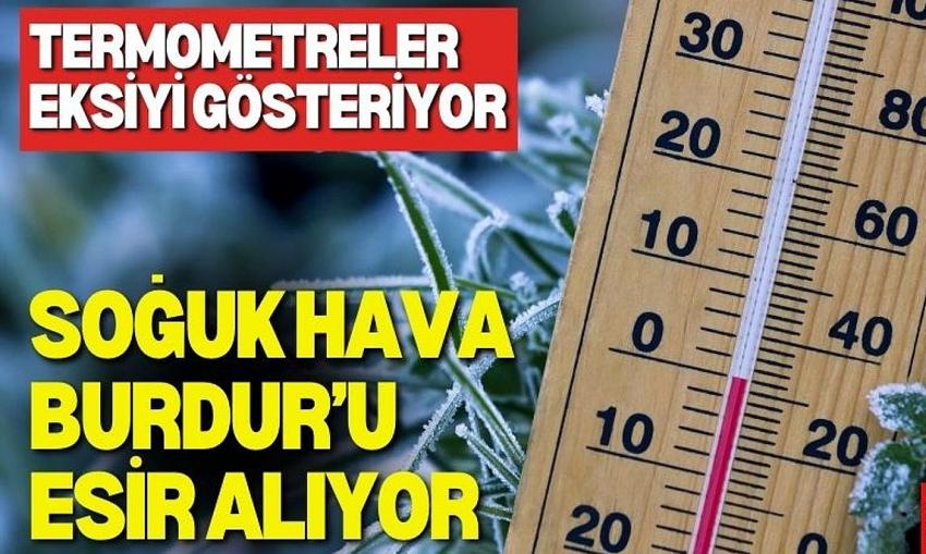 Burdur’da Buzlanma ve Don Bekleniyor