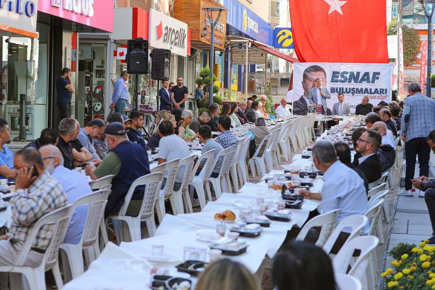 Başkan Ercengiz esnaf buluşmalarına devam ediyor