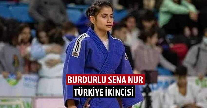 JUDO’DA BURDURLU SENA NUR’DAN İKİNCİLİK