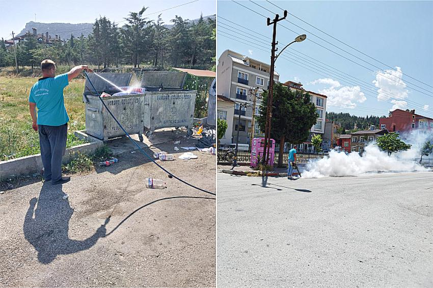 Burdur Belediyesi’nden ilaçlama seferberliği