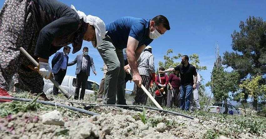 VALİ ARSLANTAŞ, SENİR SU KUYULARI BÖLGESİNDE İNCELEMEDE BULUNDU