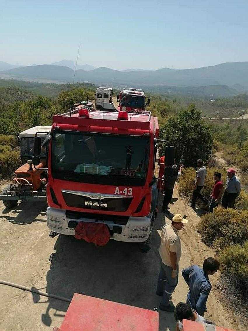 Bucak’ta orman yangını kısa sürede kontrol altına alındı