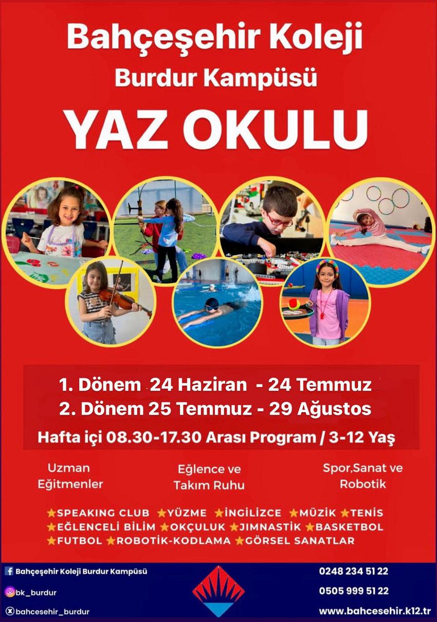 BAHÇEŞEHİR KOLEJİ YAZ OKULU İLE DOLU DOLU BİR YAZ