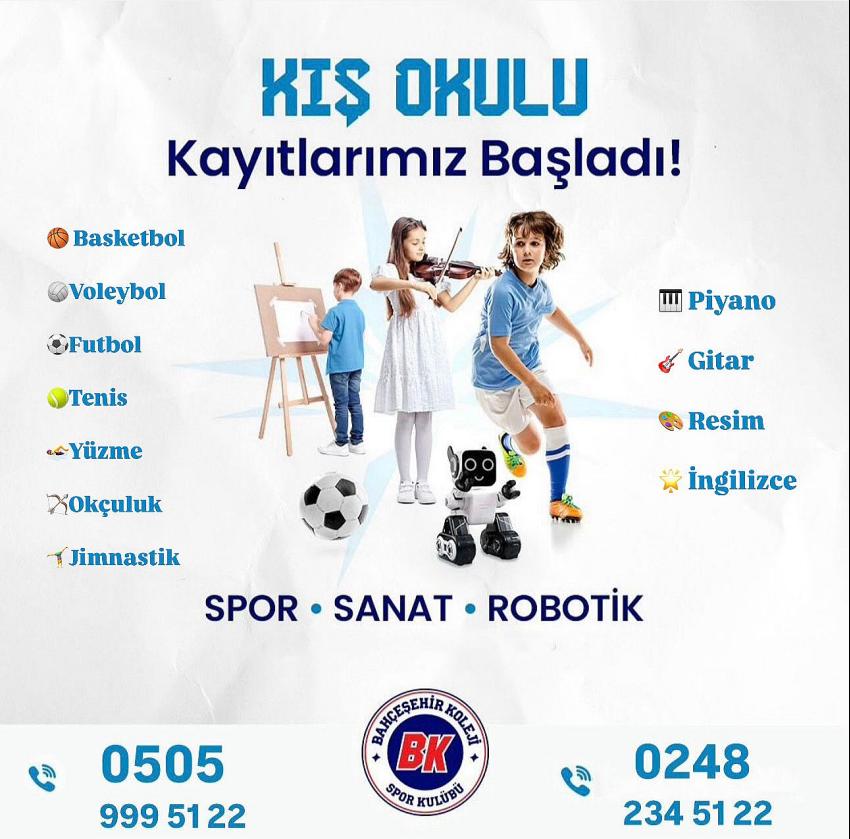 BAHÇEŞEHİR KOLEJİ KIŞ OKULU BAŞLIYOR…